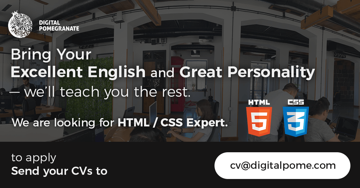 HTML/CSS job